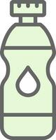 Water Bottle Vector Icon Design