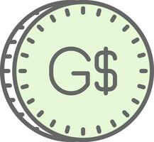 Guyanese dollar Vector Icon Design