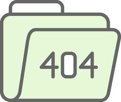 404 Error Vector Icon Design