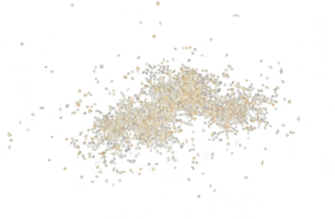 Particle of sand beach isolated png