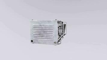 3d Rendering Of Military Radio Device video