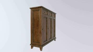 3d Rendering Of Furniture Object video