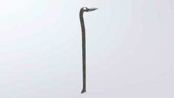 3d Rendering Of Crowbar Object video