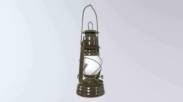 3d Rendering Of Gas Lamp video