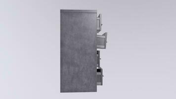 3d Rendering Of File Cabinet video