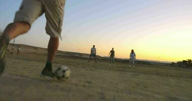 Fußball nach vorne, Handheld Schuss video