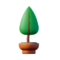 foliage 3d rendering icon illustration png