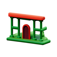 doolhof 3d renderen icoon illustratie png