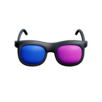eye glasses 3d rendering icon illustration png