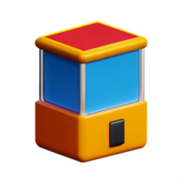 container 3d rendering icon illustration png
