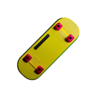 skateboard 3d interpretazione icona illustrazione png