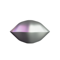pearl 3d rendering icon illustration png