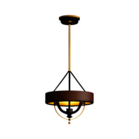 chandelier 3d rendering icon illustration png