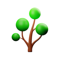foliage 3d rendering icon illustration png