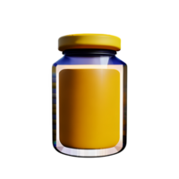 jar 3d rendering icon illustration png