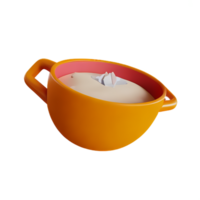 soup 3d rendering icon illustration png