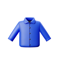 oversize shirt 3d rendering icon illustration png