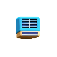 aire acondicionador 3d representación icono ilustración png