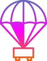 Parachute Vector Icon Design