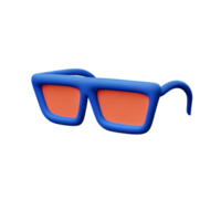 eye glasses 3d rendering icon illustration png