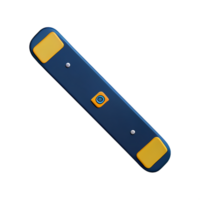 skateboard 3d rendering icon illustration png