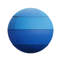 world globe 3d rendering icon illustration png