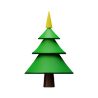 pine 3d rendering icon illustration png