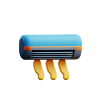 lucht conditioner 3d renderen icoon illustratie png