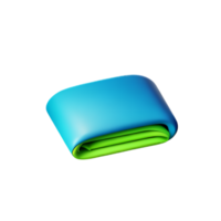 blanket 3d rendering icon illustration png