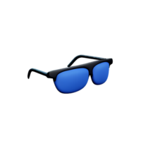 œil des lunettes 3d le rendu icône illustration png