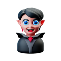 vampire 3d rendering icon illustration png