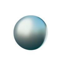 pearl 3d rendering icon illustration png