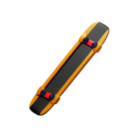 skateboard 3d rendering icon illustration png