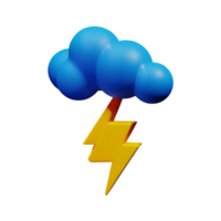 storm 3d rendering icon illustration png