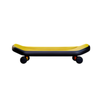 skateboard 3d renderen icoon illustratie png