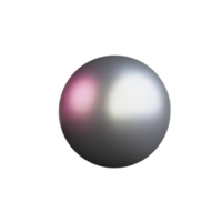 pearl 3d rendering icon illustration png