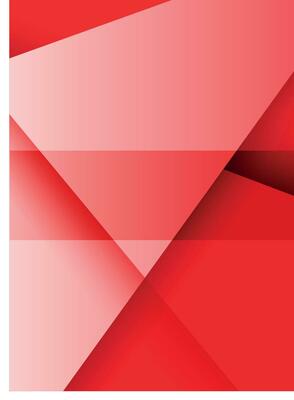 Presentation cover template, red vector background