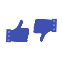 hand thumbs up illustration vector