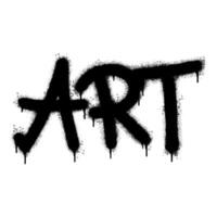 Spray Painted Graffiti Art Word Sprayed isolated with a white background. graffiti font Art with over spray in black over white. vector