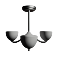 lampadario 3d interpretazione icona illustrazione png