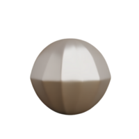 pearl 3d rendering icon illustration png