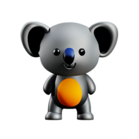 koala 3d le rendu icône illustration png