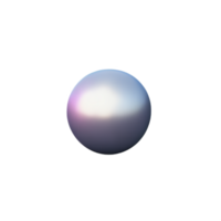 pearl 3d rendering icon illustration png