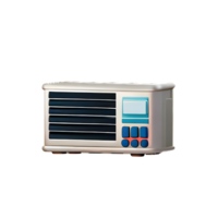 air conditioner 3d rendering icon illustration png