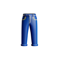 jeans 3d renderen icoon illustratie png