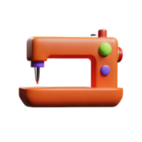 sewing 3d rendering icon illustration png