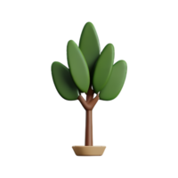 olive branch 3d rendering icon illustration png