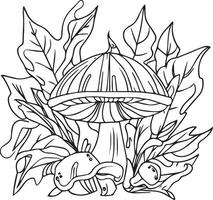 Autumn coloring pages, cute fall coloring pages, Autumn coloring pages for adults, kindergarten fall coloring pages, fall coloring pages for adults vector