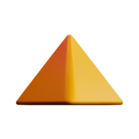 piramide 3d interpretazione icona illustrazione png