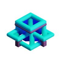 maze 3d rendering icon illustration png